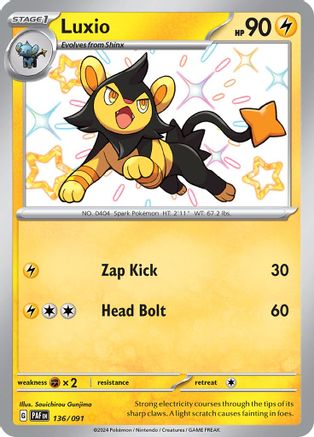 Luxio (PAF-136) (Holofoil)