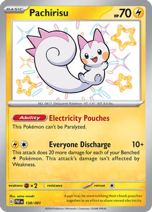 Pachirisu (PAF-138) (Holofoil)