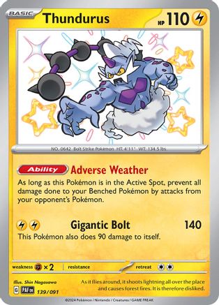 Thundurus (PAF-139) (Holofoil)