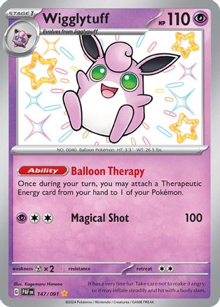 Wigglytuff (PAF-147) (Holofoil)