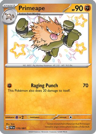 Primeape (PAF-170) (Holofoil)