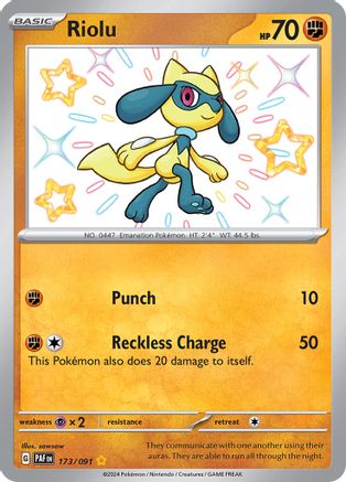 Riolu (PAF-173) (Holofoil)
