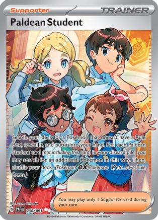 Paldean Student (PAF-230) (Holofoil)