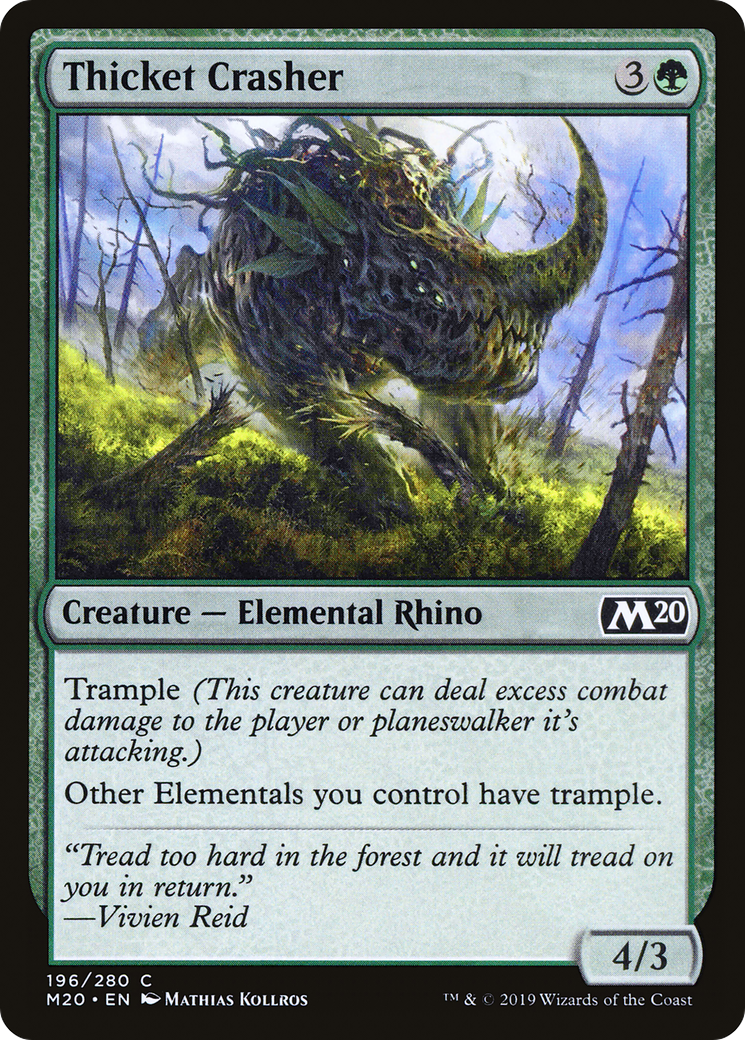 Thicket Crasher (M20-196)