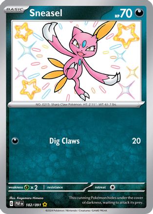 Sneasel (PAF-182) (Holofoil)