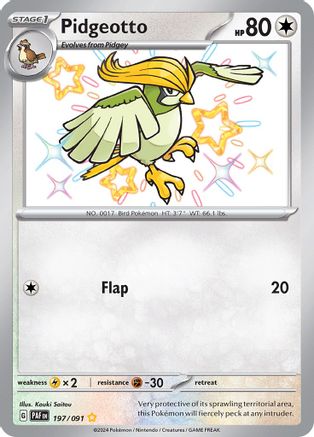 Pidgeotto (PAF-197) (Holofoil)