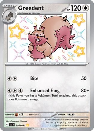 Greedent (PAF-206) (Holofoil)