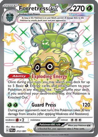 Forretress ex (PAF-212) (Holofoil)
