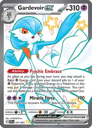 Gardevoir ex (PAF-217) (Holofoil)