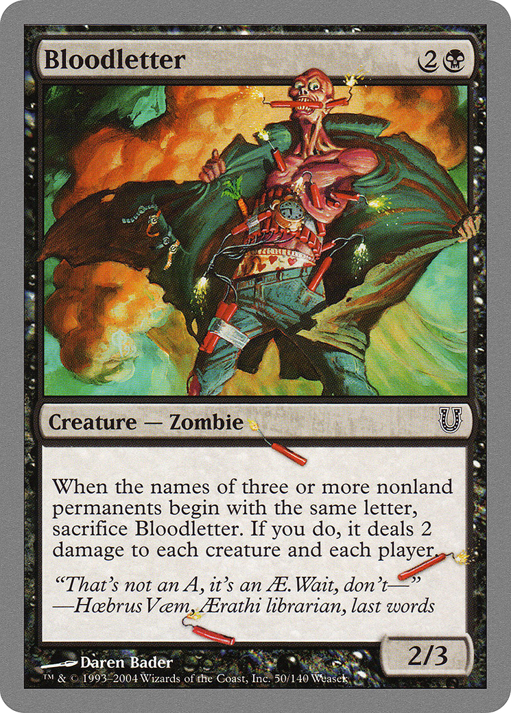 Bloodletter (UNH-050) (Foil)