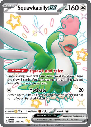 Squawkabilly ex (PAF-223) (Holofoil)