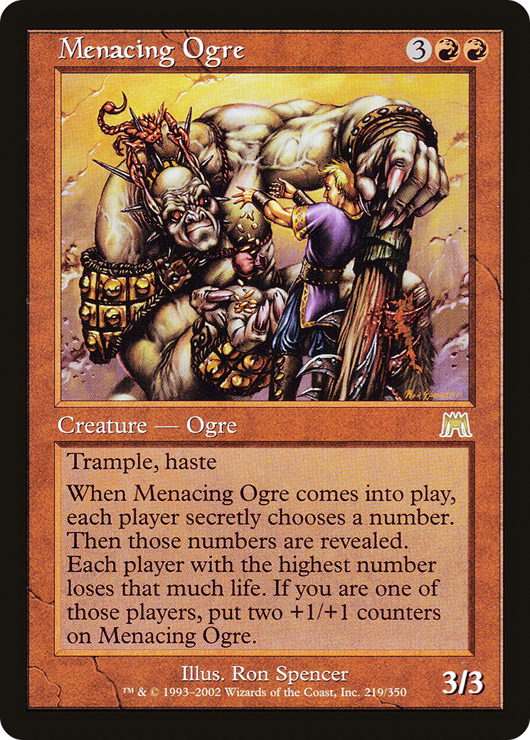 Menacing Ogre (ONS-219) (Foil)