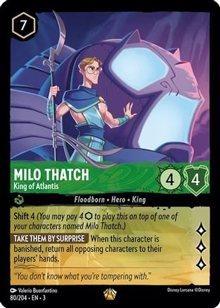 Milo Thatch - King of Atlantis (3-080) (Cold Foil)
