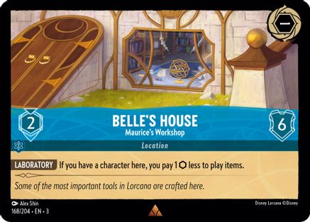 Belle's House - Maurice's Workshop (3-168) (Cold Foil)