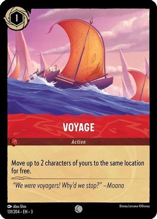 Voyage (3-131) (Cold Foil)