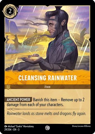 Cleansing Rainwater (3-029) (Cold Foil)