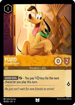 Pluto - Friendly Pooch (3-018) (Cold Foil)