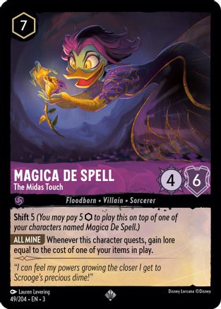 Magica De Spell - The Midas Touch (3-049) (Cold Foil)