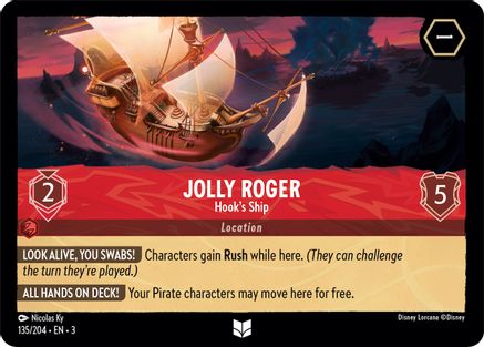 Jolly Roger - Hook's Ship (3-135) (Cold Foil)
