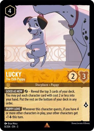 Lucky - The 15th Puppy (3-008) (Cold Foil)