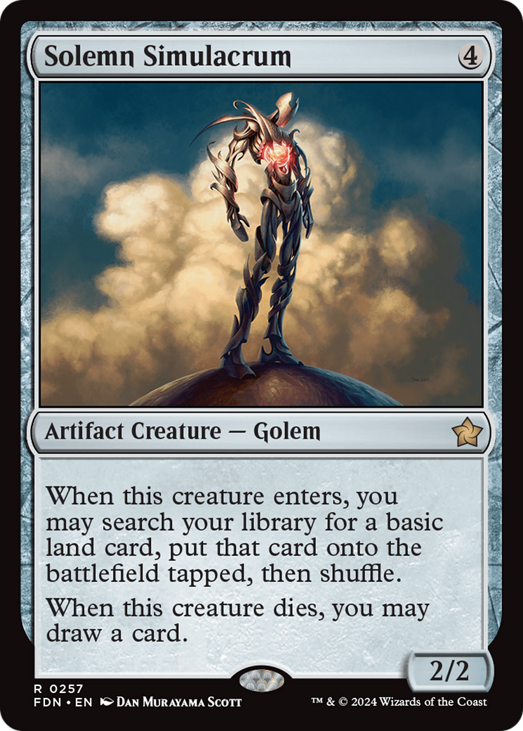 Solemn Simulacrum (FDN-257) (Foil)