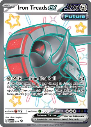 Iron Treads ex (SVP-073) (Holofoil)