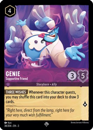Genie - Supportive Friend (3-038) (Cold Foil)