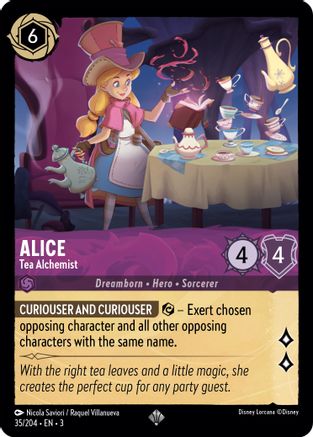 Alice - Tea Alchemist (3-035) (Cold Foil)