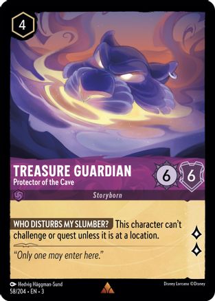 Treasure Guardian - Protector of the Cave (3-058) (Cold Foil)