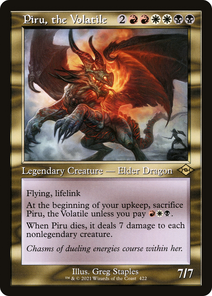 Piru, the Volatile (MH2-422) (Foil)