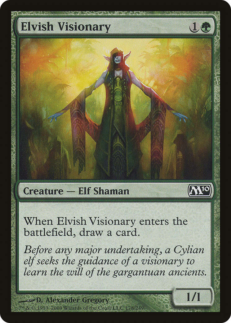 Elvish Visionary (M10-178) (Foil)