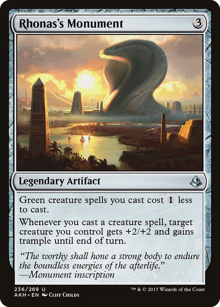 Rhonas's Monument (AKH-236) (Foil)