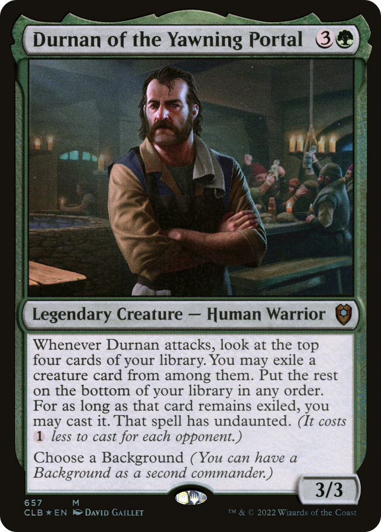 Durnan of the Yawning Portal (CLB-657) (Foil)