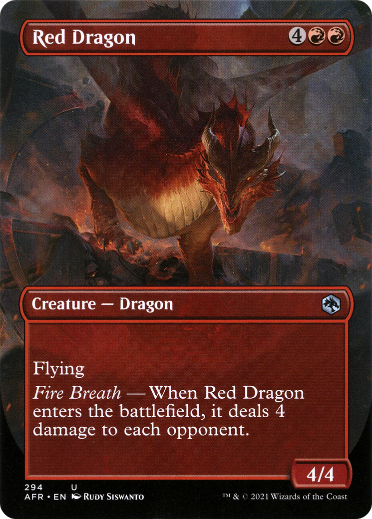 Red Dragon (AFR-294) (Borderless) (Foil)