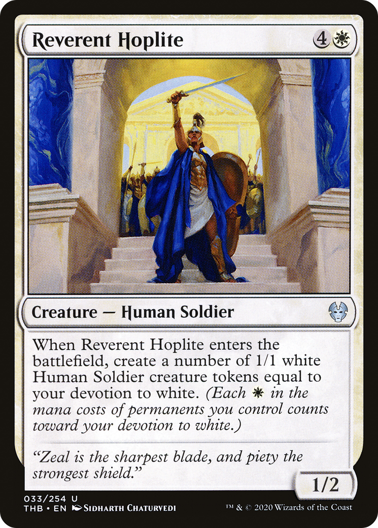 Reverent Hoplite (THB-033)