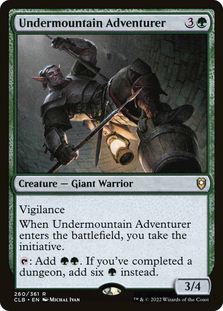 Undermountain Adventurer (CLB-260) (Foil)