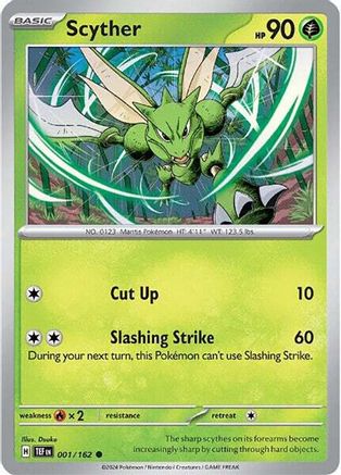 Scyther (TEF-001) (Reverse Holofoil)