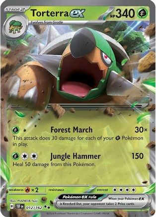 Torterra ex (TEF-012) (Holofoil)