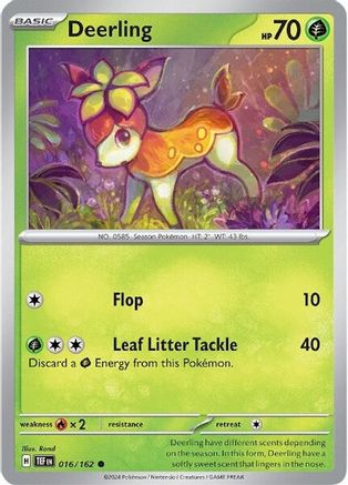 Deerling (TEF-016) (Reverse Holofoil)