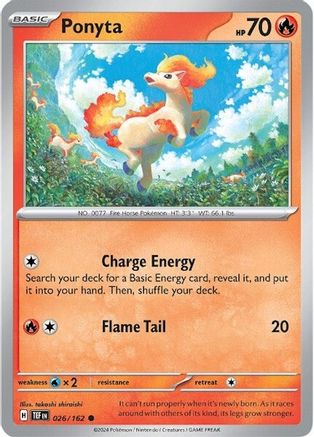 Ponyta (TEF-026) (Reverse Holofoil)