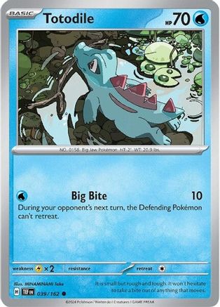 Totodile (TEF-039) (Reverse Holofoil)