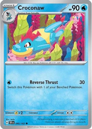 Croconaw (TEF-040) (Reverse Holofoil)