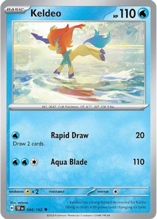 Keldeo (TEF-044) (Reverse Holofoil)