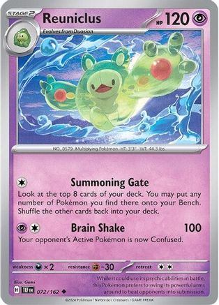 Reuniclus (TEF-072) (Reverse Holofoil)