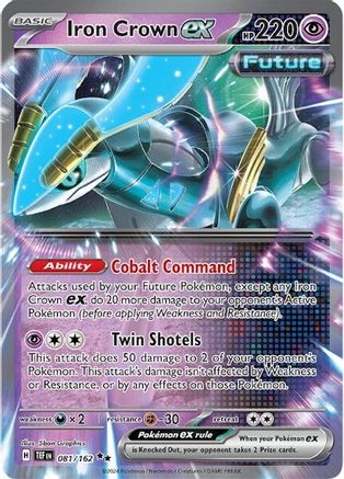 Iron Crown ex (TEF-081) (Holofoil)