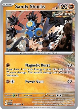 Sandy Shocks (TEF-098) (Reverse Holofoil)