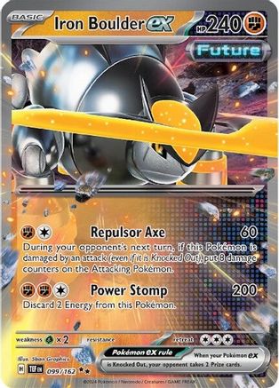 Iron Boulder ex (TEF-099) (Holofoil)