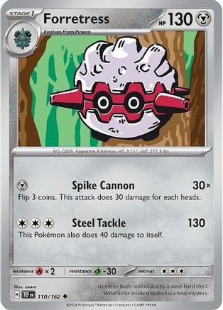 Forretress (TEF-110) (Reverse Holofoil)