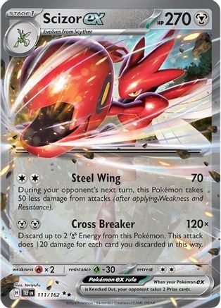 Scizor ex (TEF-111) (Holofoil)