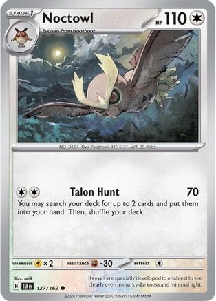 Noctowl (TEF-127) (Reverse Holofoil)